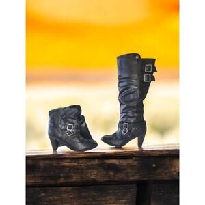 Trendy Multi Buckle Boots
